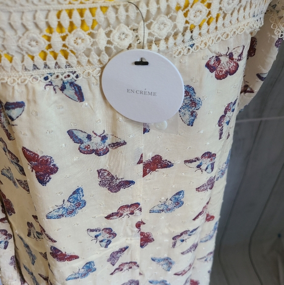 Cream Butterfly Dress - Picture 14 of 14